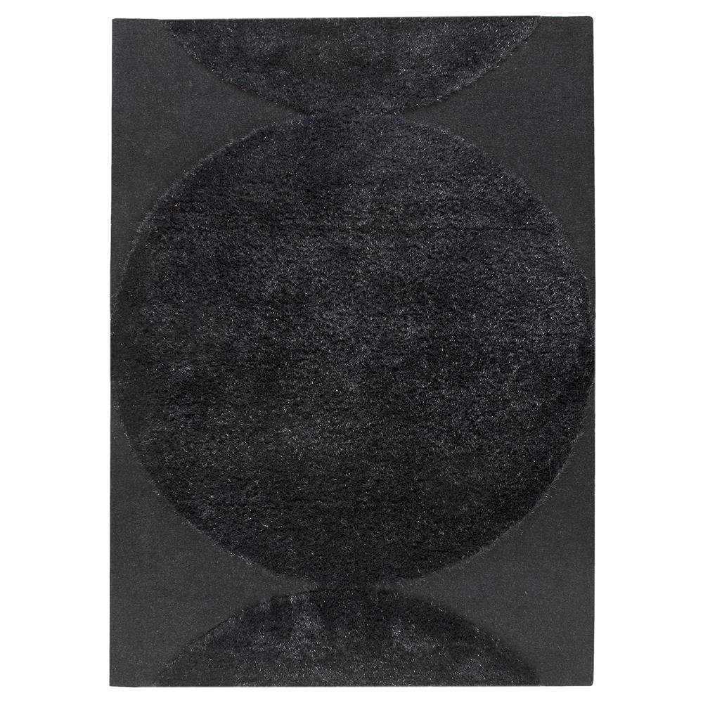 MAT The Basics MTBRONBLA083116 Hand Tufted in pure new wool with polyester and lurex Rug in Black